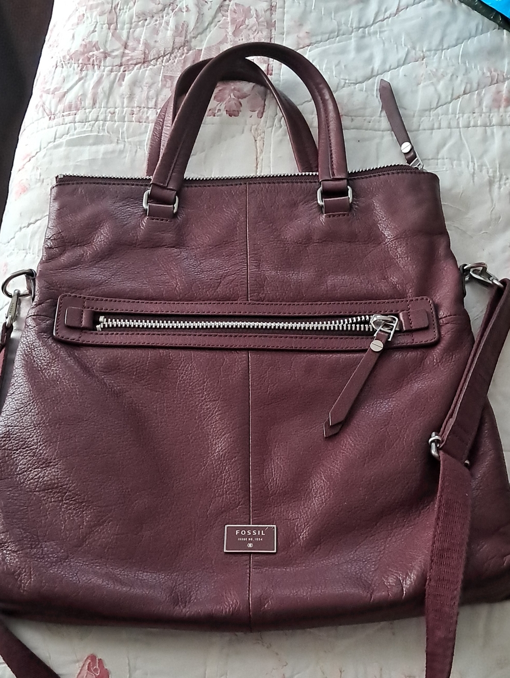 Large Leather Crossbody - Picture 9 of 9